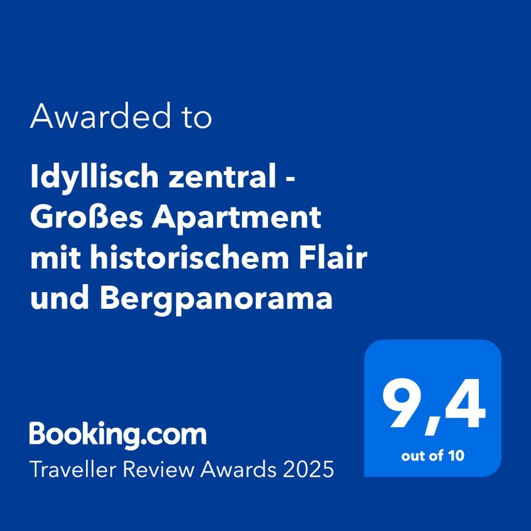 Idyllisch Zentral - Grosses Apartment Mit Historischem Flair Und Bergpanorama Loebau Luaran gambar